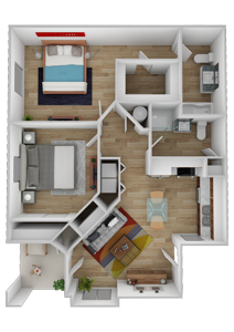 The Mondale - Two Bedroom / Two Bath*