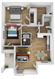 The Ponderosa - Two Bedroom / Two Bath*